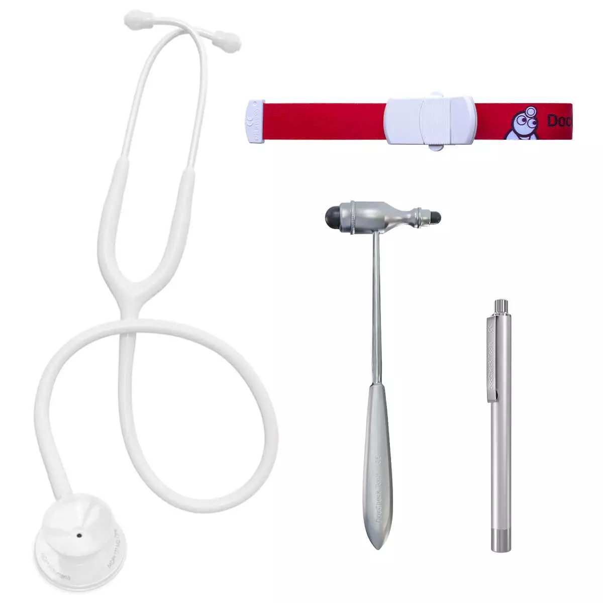 MDF PJ/U-Kurs-Set MD One All White Stethoskop
