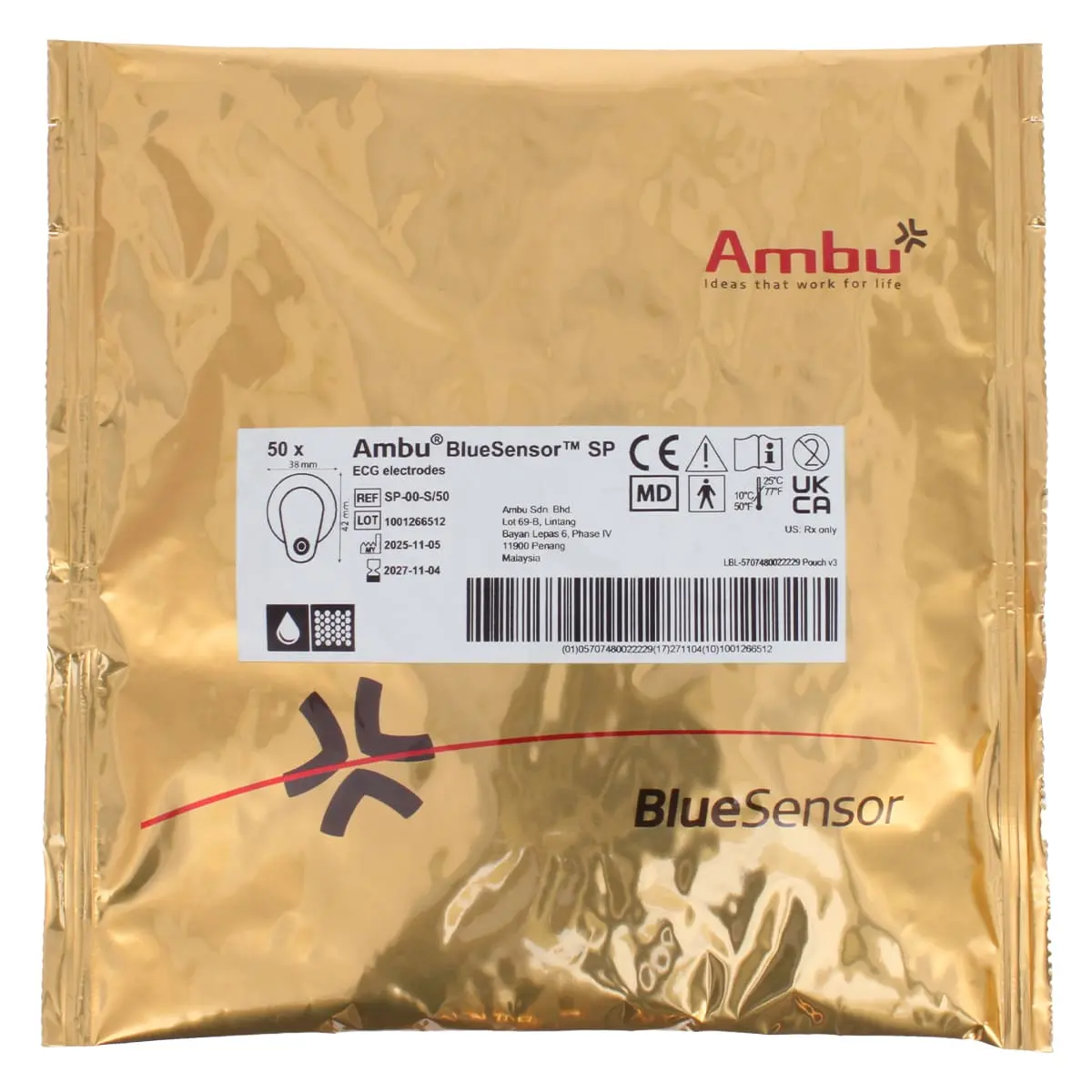 Ambu BlueSensor SP-00-S/50 Einweg-EKG-Elektroden