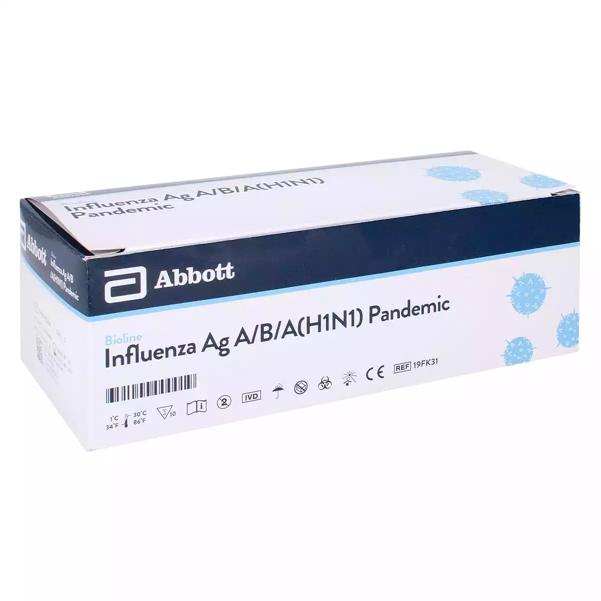 Abbott Bioline Influenza Ag A/B/A(H1N1) Pandemic Schnelltest