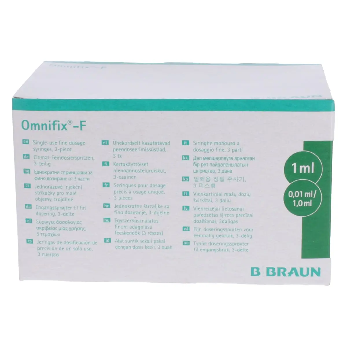 B. Braun Omnifix-F Feindosierungsspritzen
