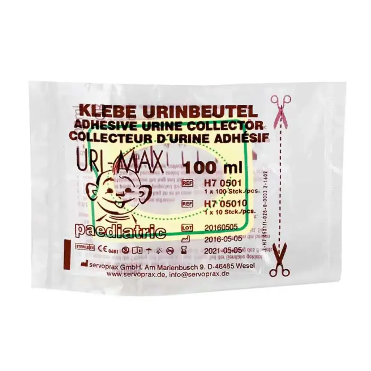 servoprax Uri-Max Kinder Urin-Klebebeutel servoprax Uri-Max Kinder Urin-Klebebeutel