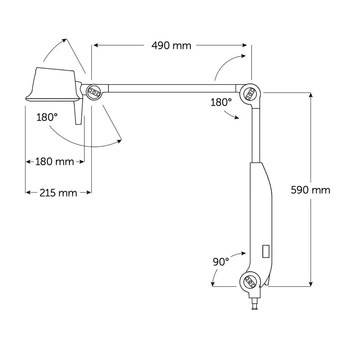 ACEM ACEMST1.3 LED Untersuchungsleuchte – Stativmodell