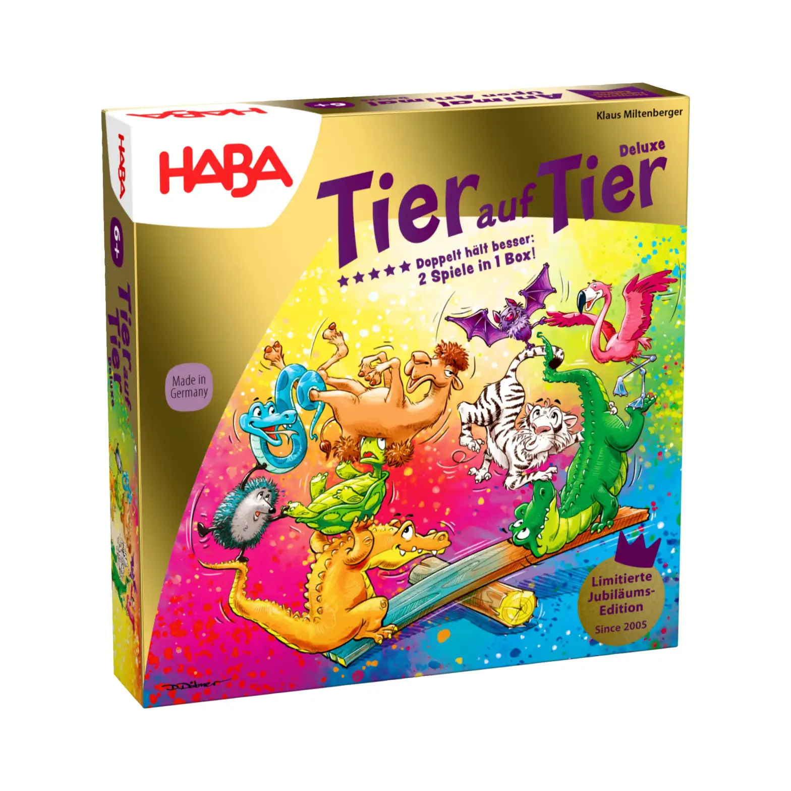 HABA Stapelspiel "Tier auf Tier"