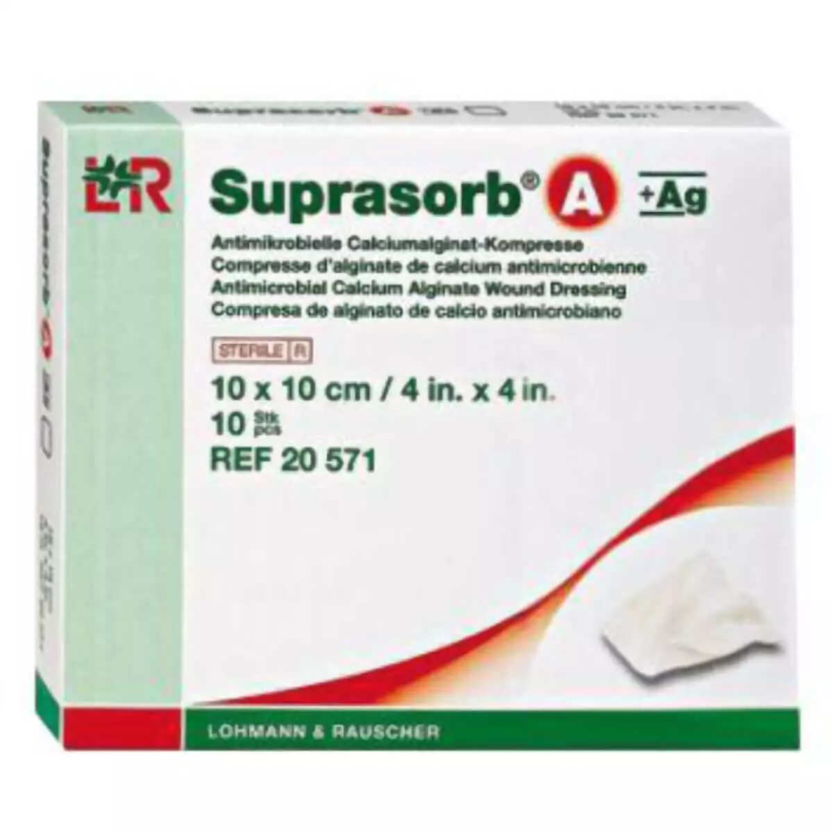 Lohmann & Rauscher Suprasorb A + Ag Kompressen