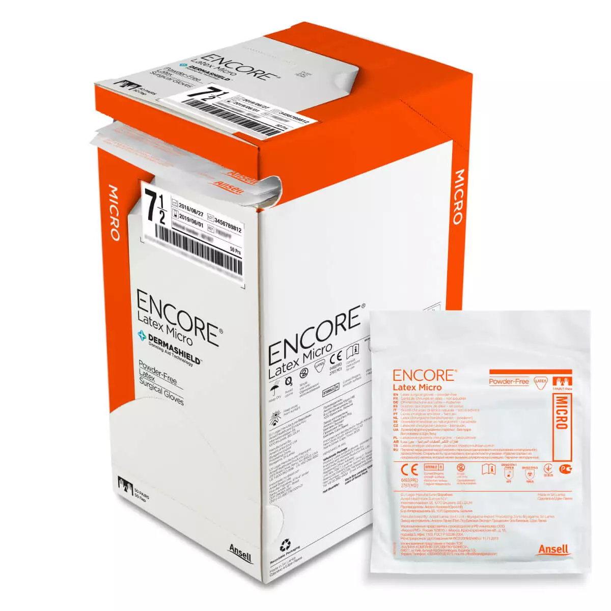 Ansell ENCORE Latex Micro OP-Handschuh