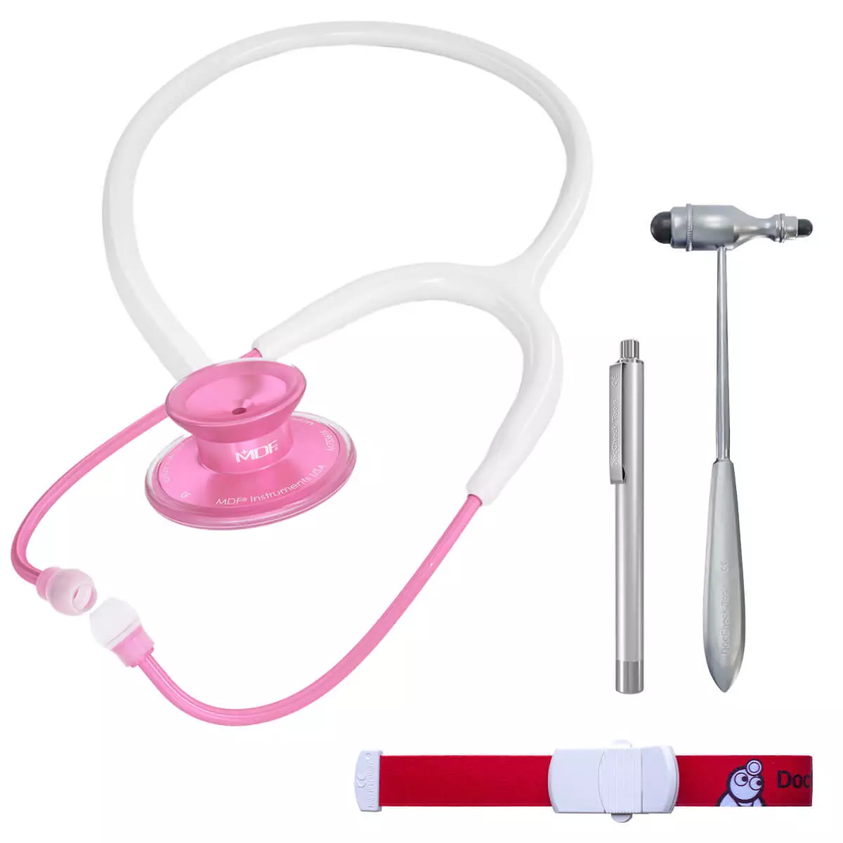 MDF PJ/U-Kurs-Set Acoustica Stethoskop Rosa MDF PJ/U-Kurs-Set Acoustica Stethoskop Rosa
