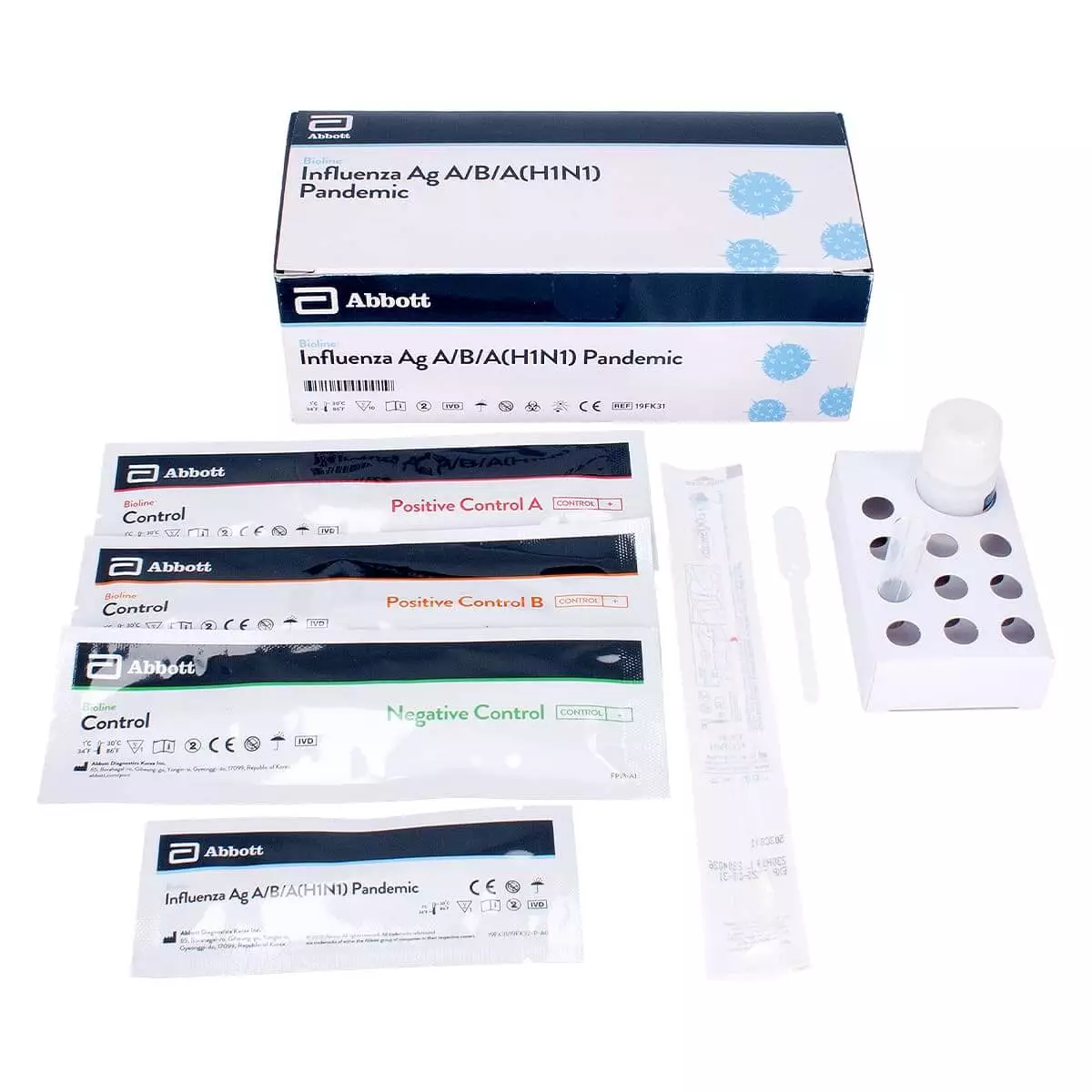 Abbott Bioline Influenza Ag A/B/A(H1N1) Pandemic Schnelltest