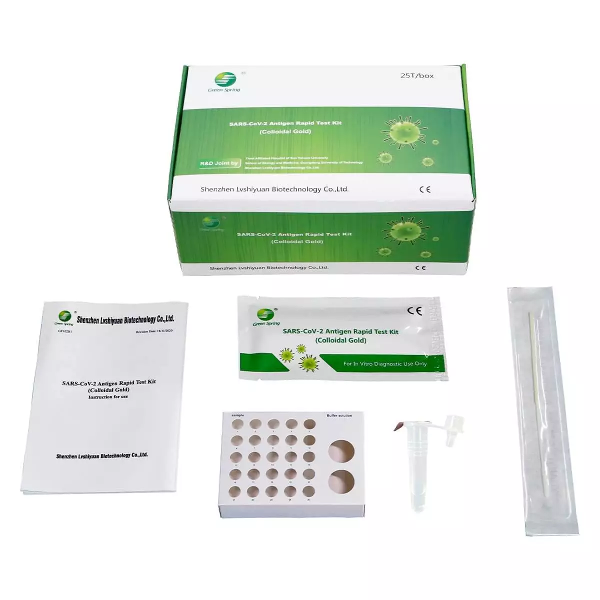Shenzhen Lvshiyuan Biotechnology Green Spring SARS-CoV-2 Antigen Rapid Test Kit