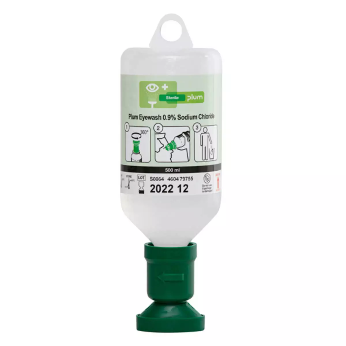 Plum Augenspülung steril mit 0,9 % NaCl – 500 ml