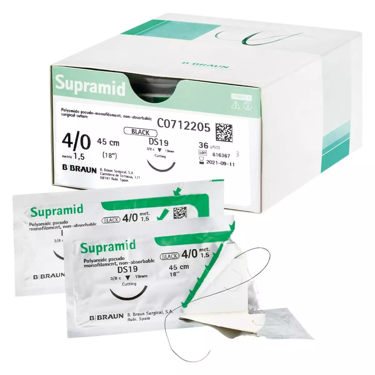 B. Braun Supramid Nahtmaterial