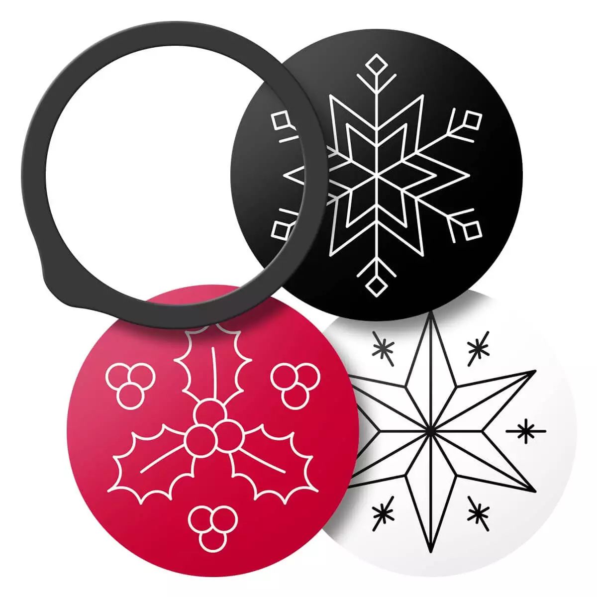 DocCheck Thïngs Bedruckte Fiberglas-Membransets "Drums"