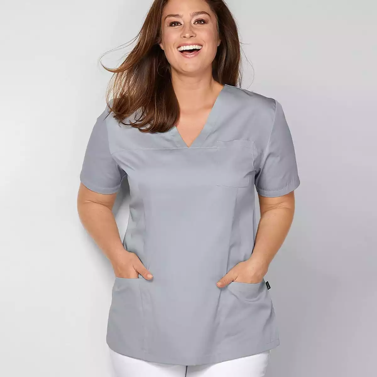 7days Damen-Schlupfkasack Roma mit V-Ausschnitt