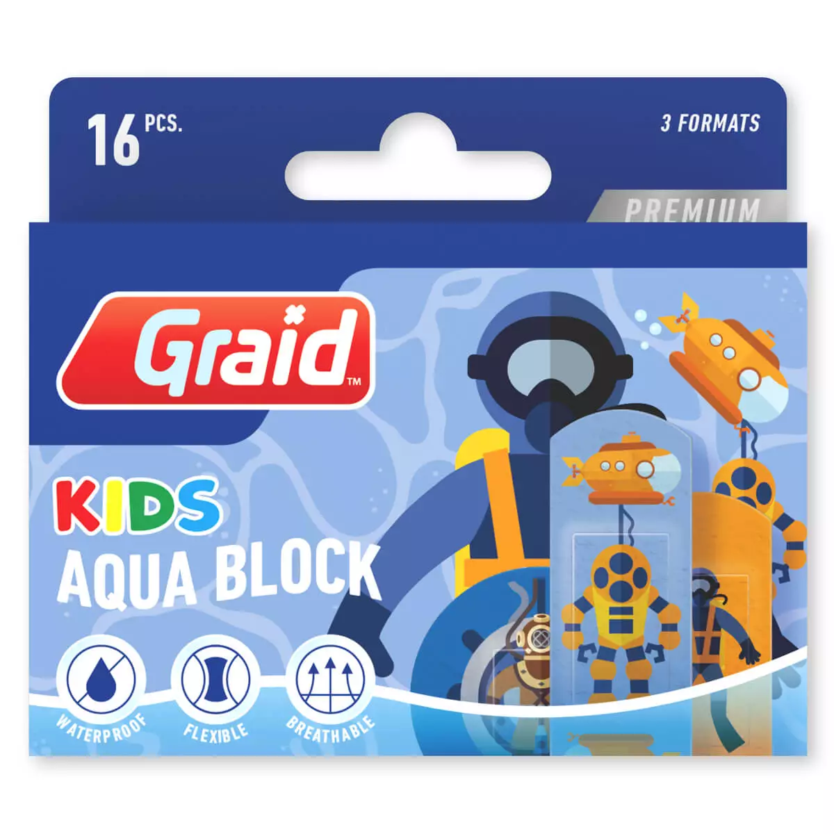 Graid Aqua Block Kids Premium Pflaster