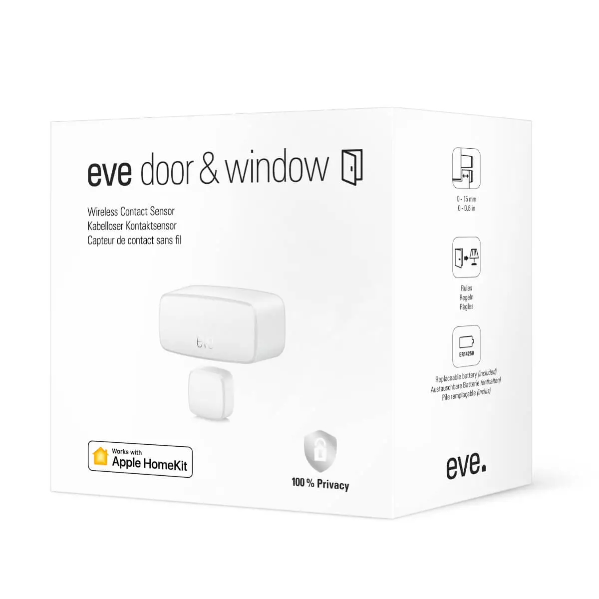 Eve Home Systems Eve Door & Window Smarter Kontaktsensor Eve Home Systems Eve Door & Window Smarter Kontaktsensor