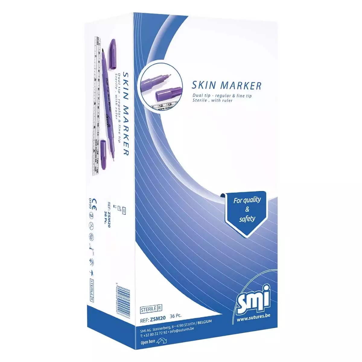SMI Dual-Tip Hautmarkierungsstift