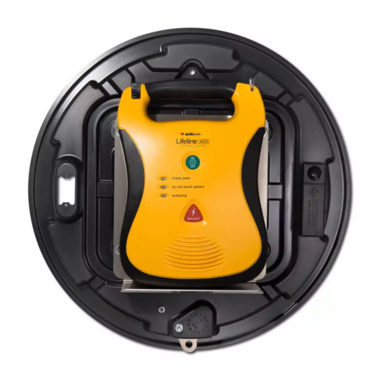 Defibtech AED runder Schutzschrank mit Alarm