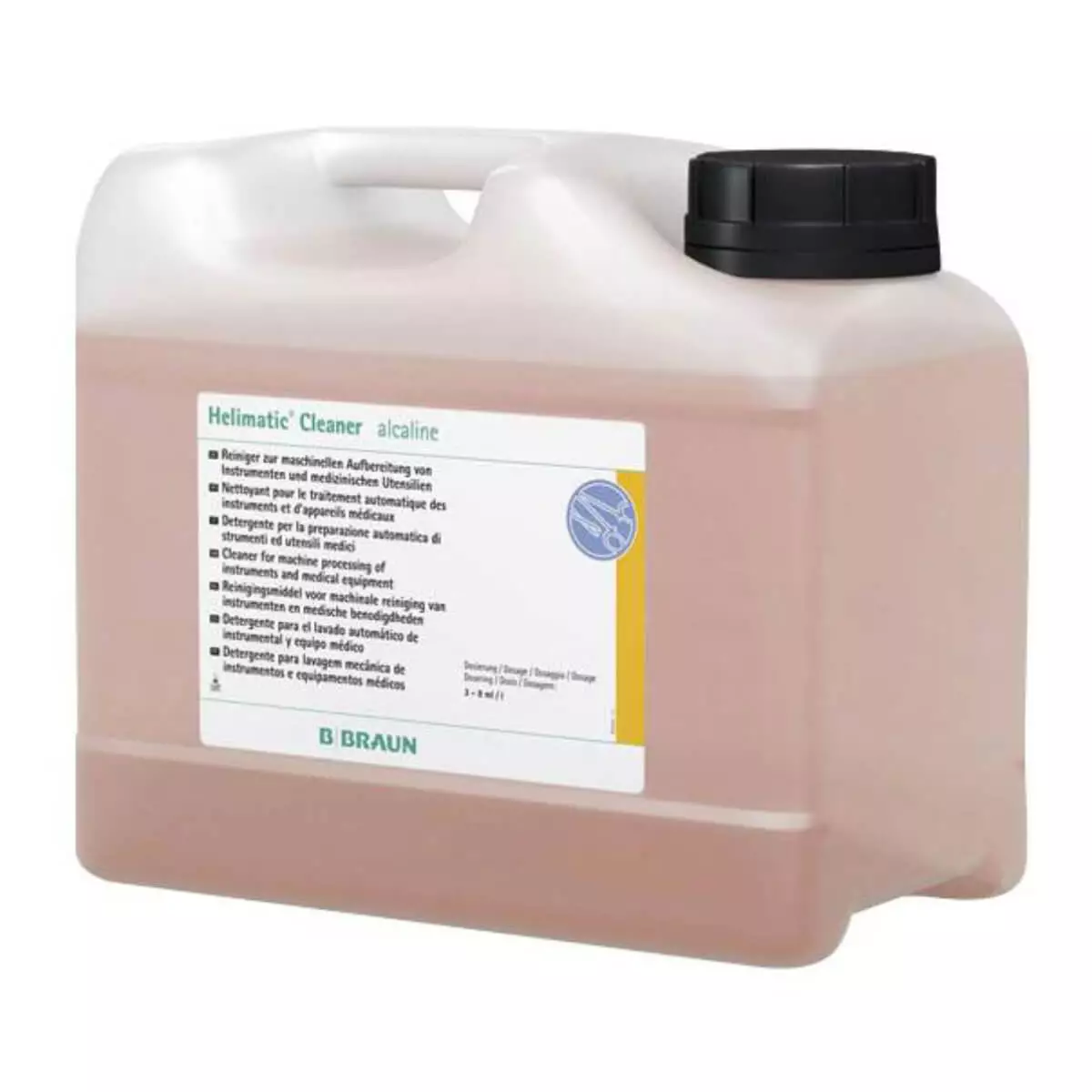 B. Braun Helimatic Cleaner alcaline Instrumentendesinfektion B. Braun Helimatic Cleaner alcaline Instrumentendesinfektion