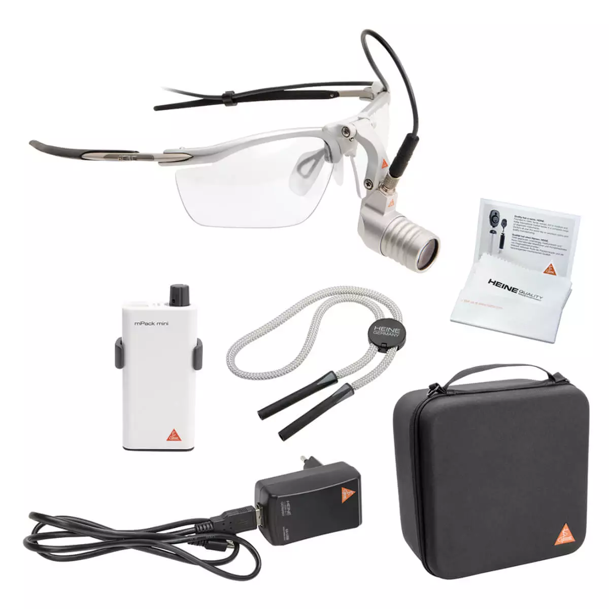 HEINE Optotechnik HEINE MicroLight2 Kopfleuchte mit mPack mini HEINE Optotechnik HEINE MicroLight2 Kopfleuchte mit mPack mini