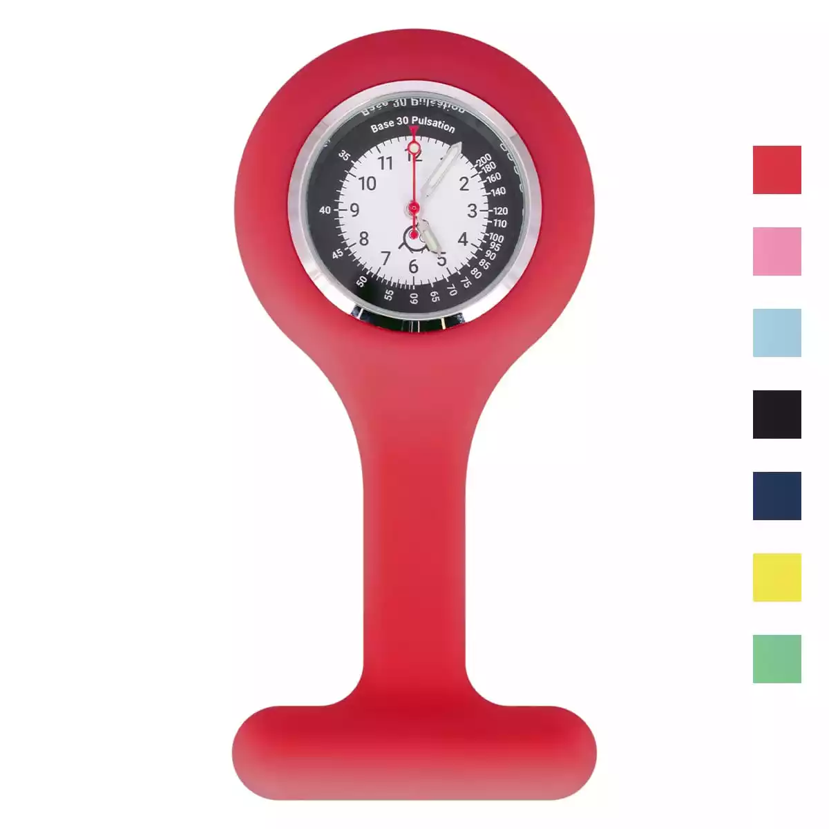 DocCheck Tools Silikon-Schwesternuhr mit Clip "Tic"