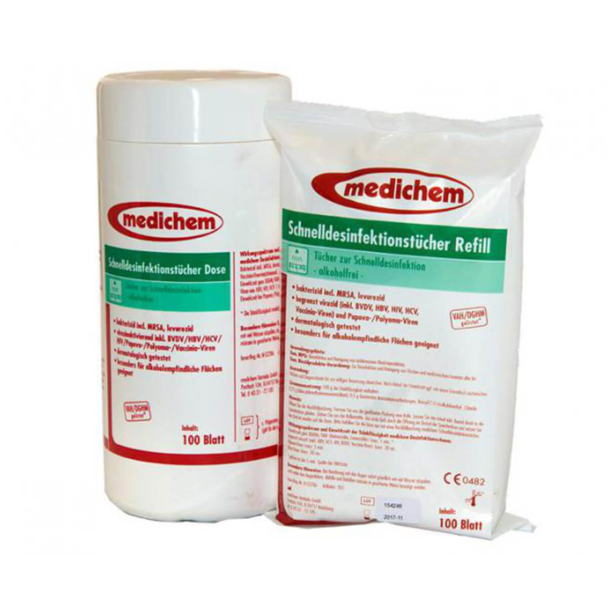 medichem Schnelldesinfektionstücher medichem Schnelldesinfektionstücher
