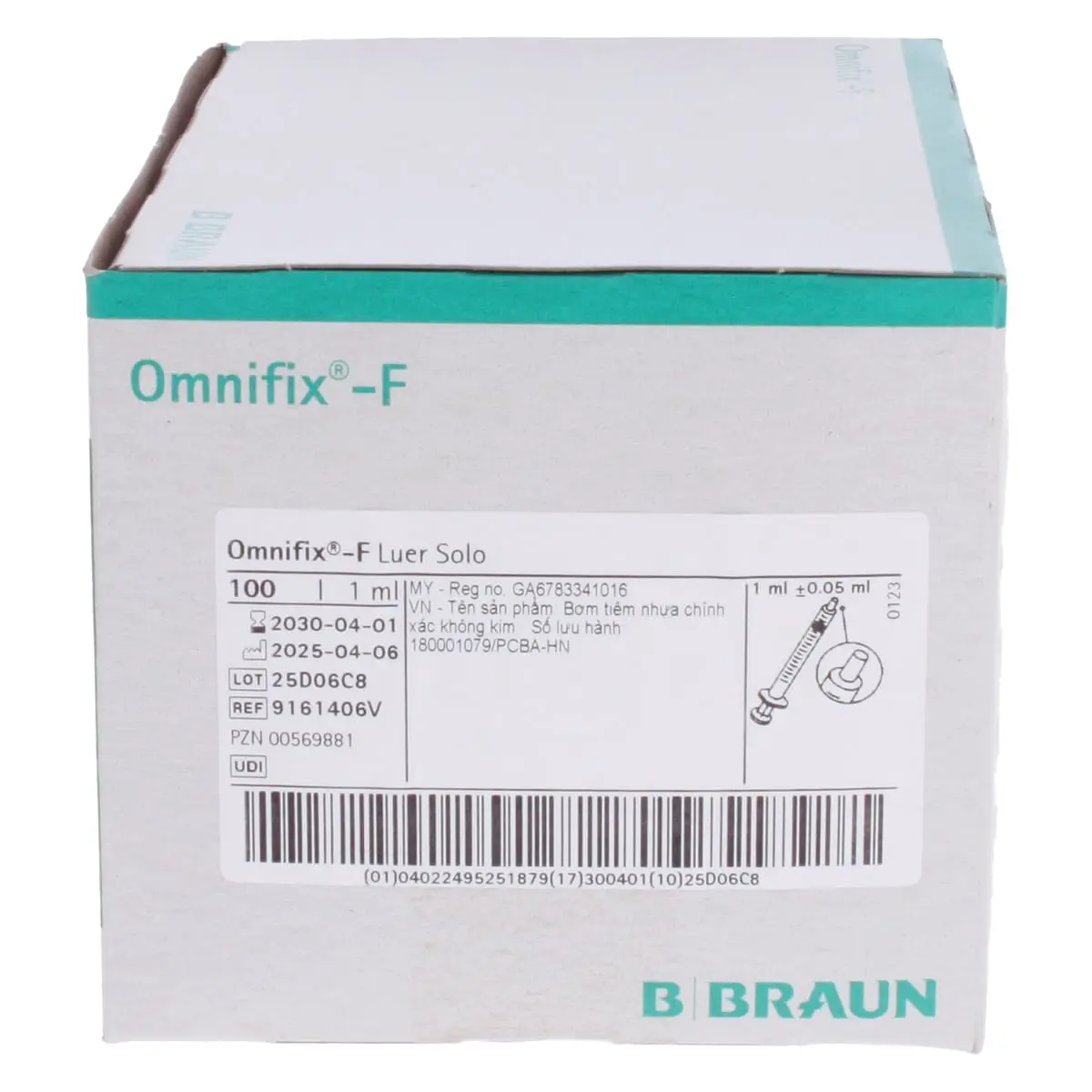 B. Braun Omnifix-F Feindosierungsspritzen