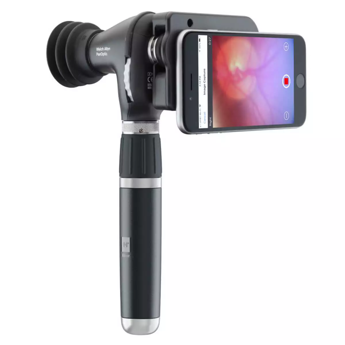 Welch Allyn PanOptic Plus Ophthalmoskop-Kopf mit iExaminer Welch Allyn PanOptic Plus Ophthalmoskop-Kopf mit iExaminer