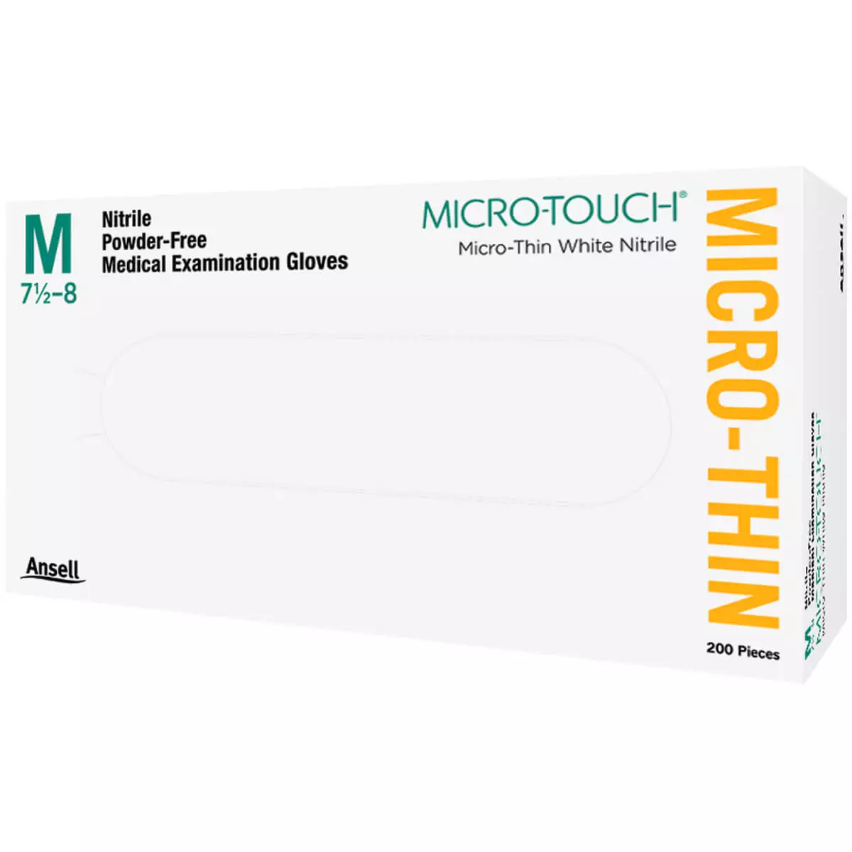 Ansell MICRO-TOUCH Micro-Thin White Nitrile Untersuchungshandschuh