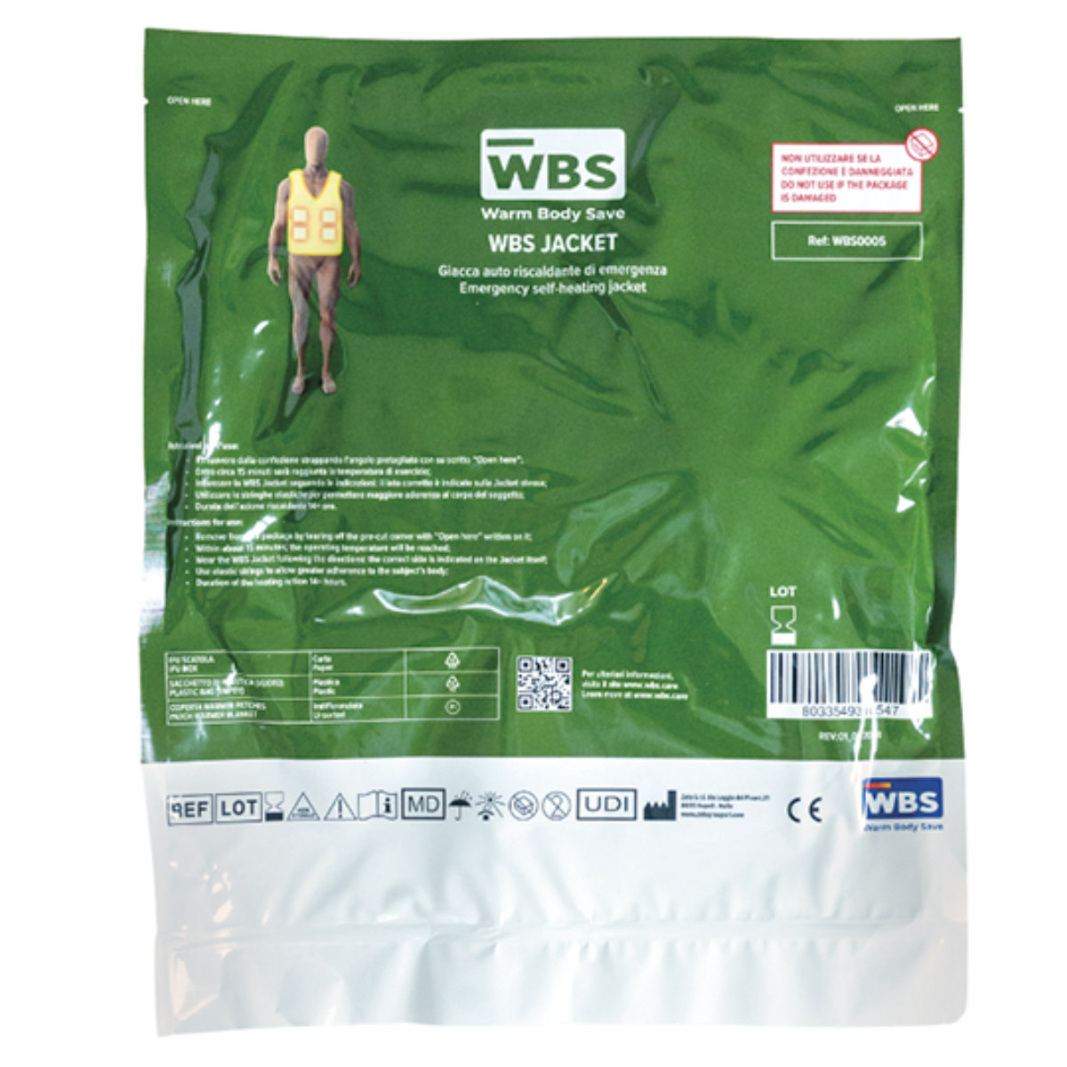 WBS Einweg-Wärmeweste WBS Einweg-Wärmeweste