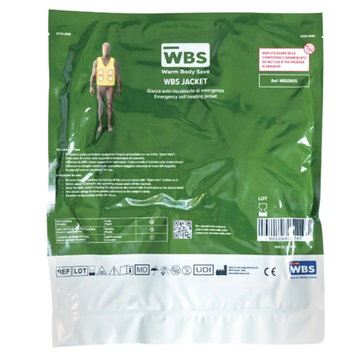 WBS Einweg-Wärmeweste WBS Einweg-Wärmeweste