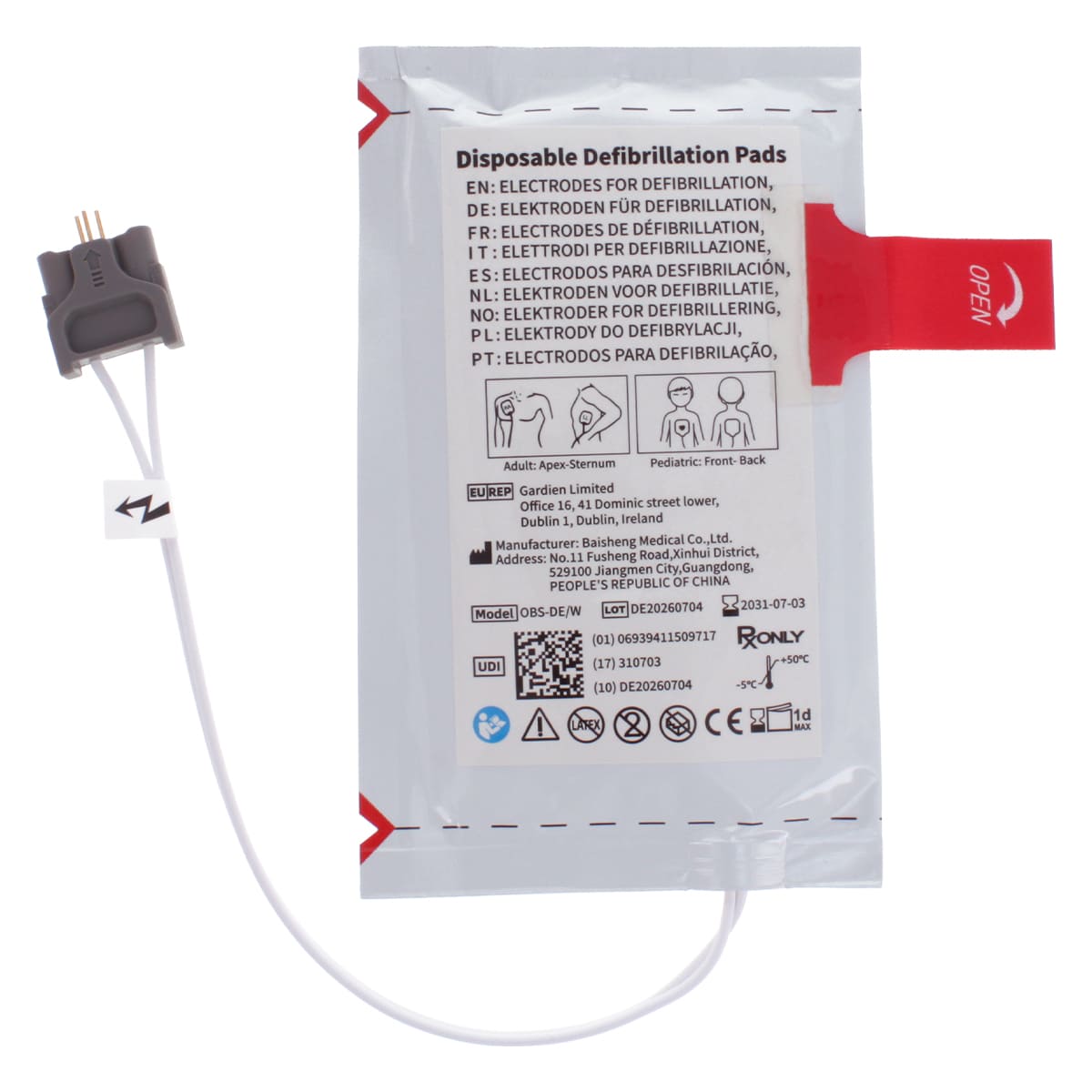 ViVest P3 Pocket-AED-Elektroden