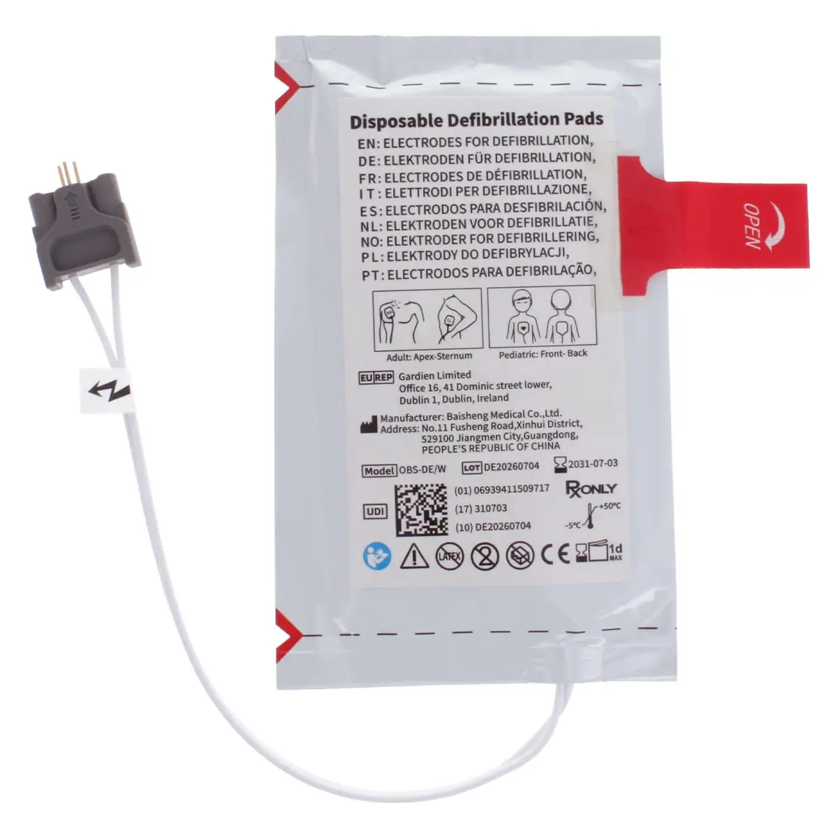 ViVest P3 Pocket-AED-Elektroden