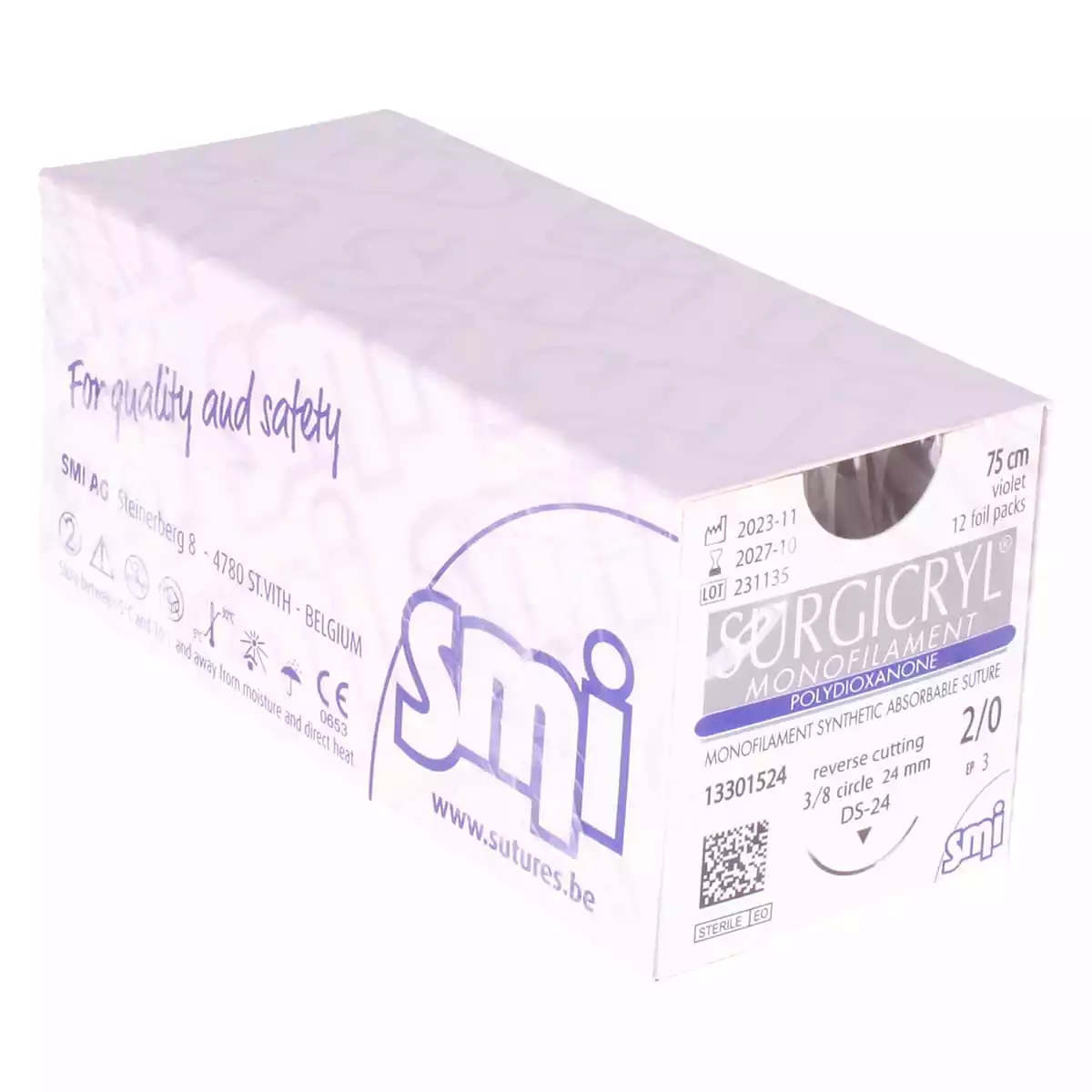 SMI Surgicryl Monofilament Nahtmaterial