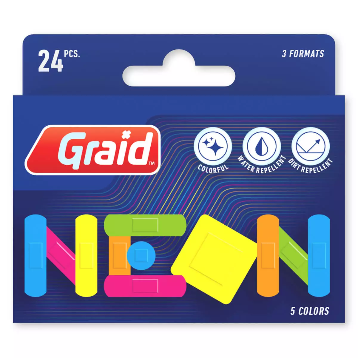 Graid Neon Pflaster