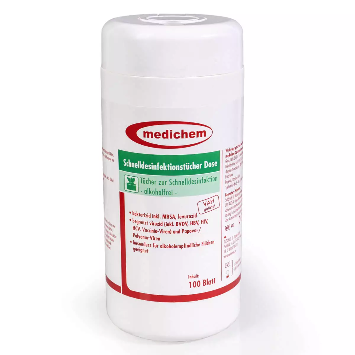 medichem Schnelldesinfektionstücher