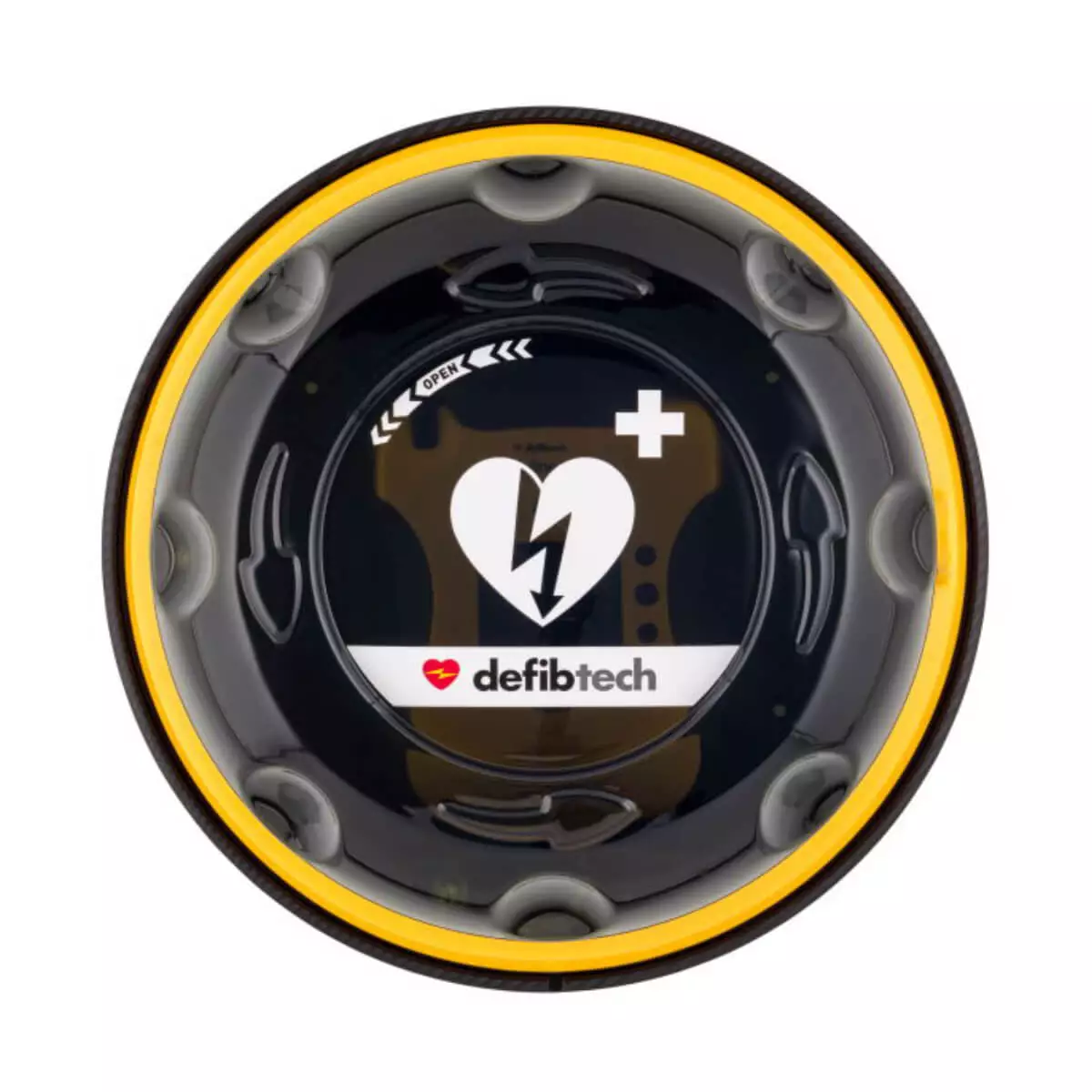 Defibtech AED runder Schutzschrank mit Alarm