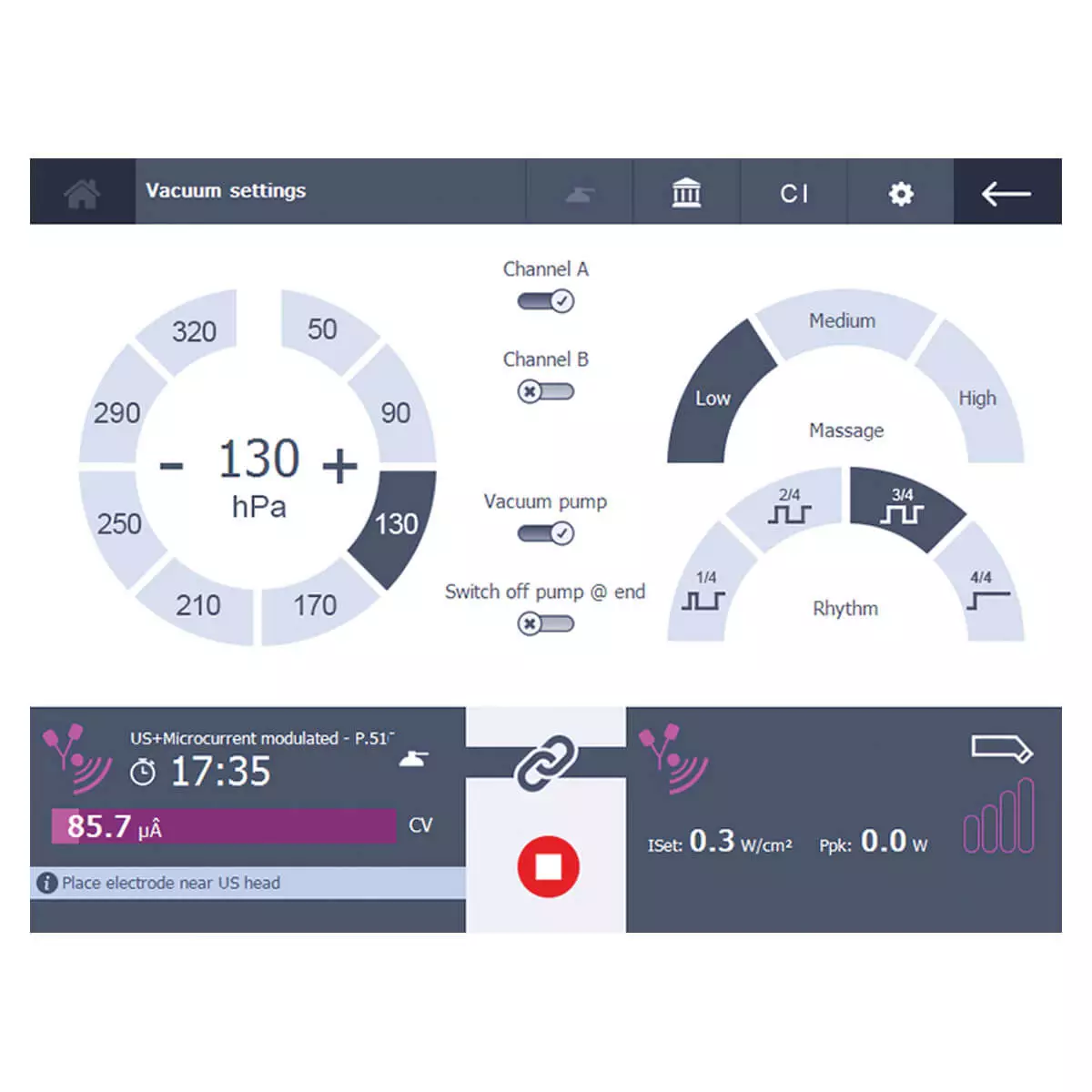 Gymna Combi 400V Elektrotherapie-Kombinationsgerät
