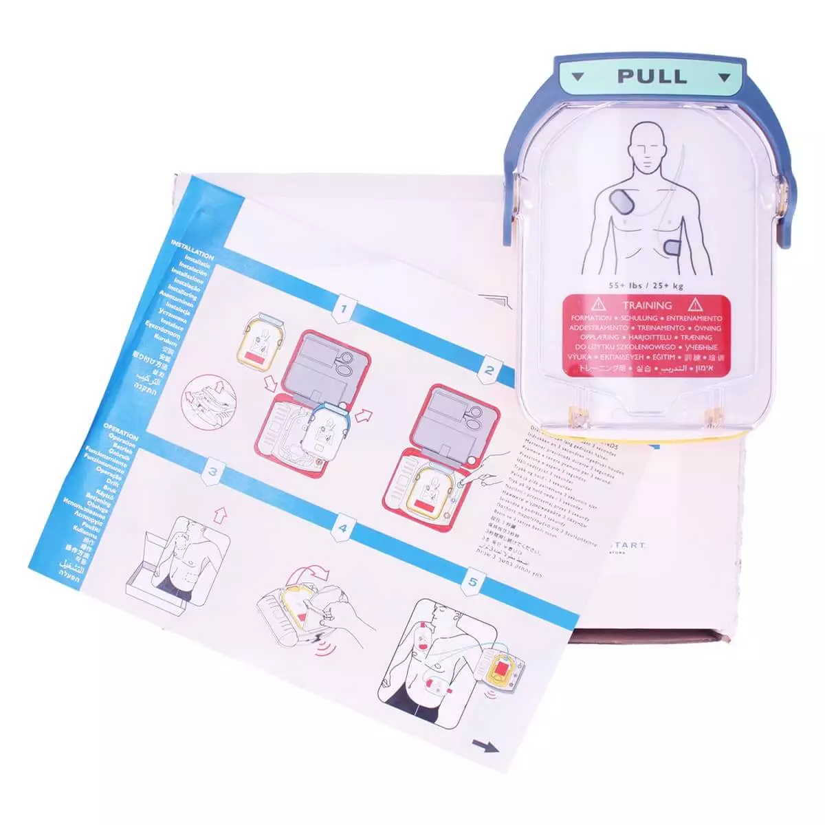 Philips Trainings-Elektrodenkassette HeartStart HS1