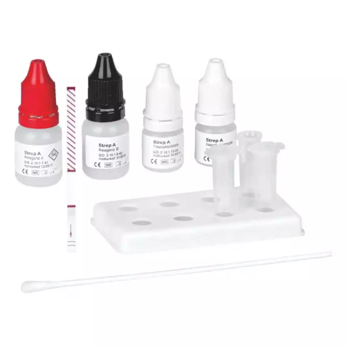 servoprax Cleartest Strep A Teststreifen für den Rachenabstrich