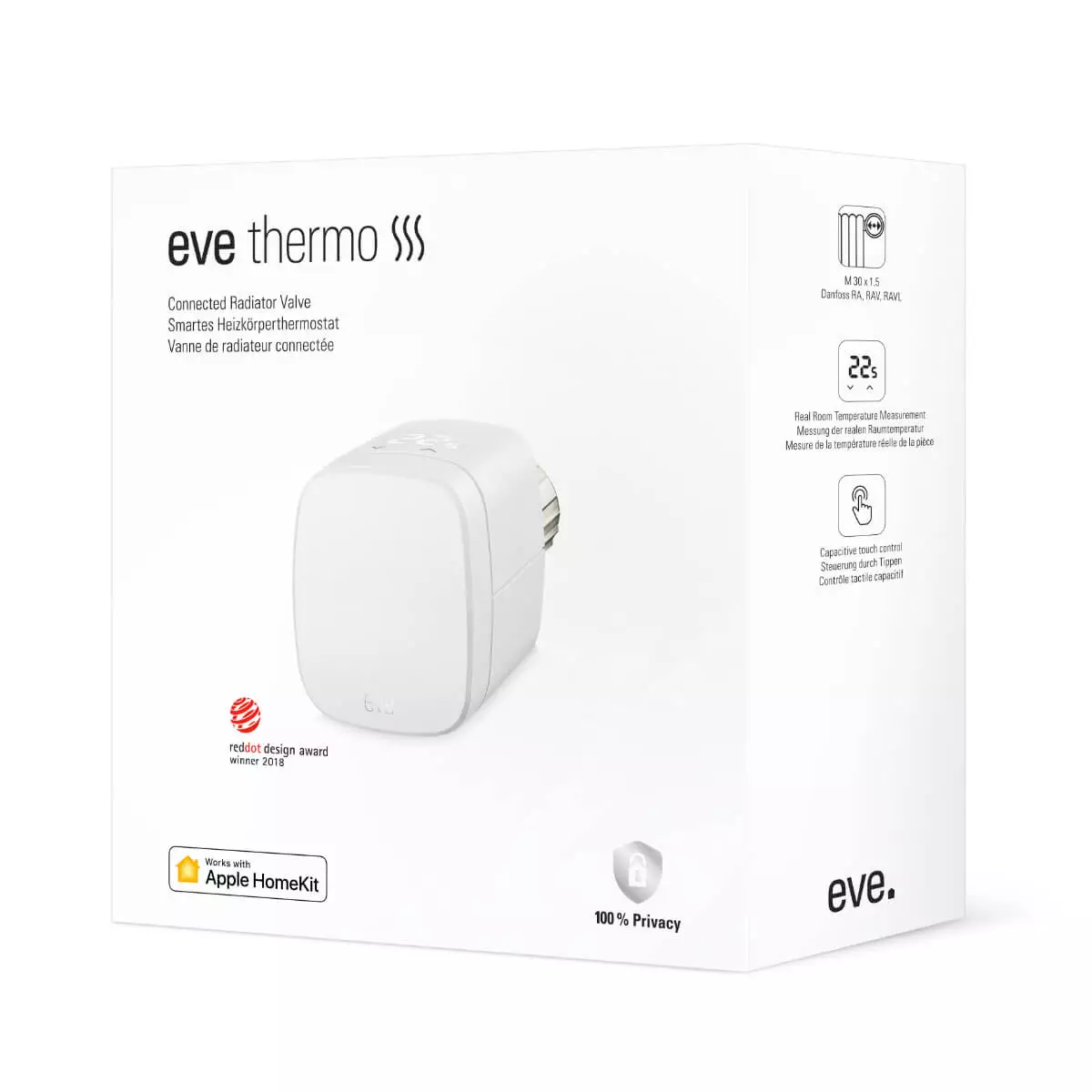 Eve Home Systems Eve Thermo Smartes Heizkörperthermostat