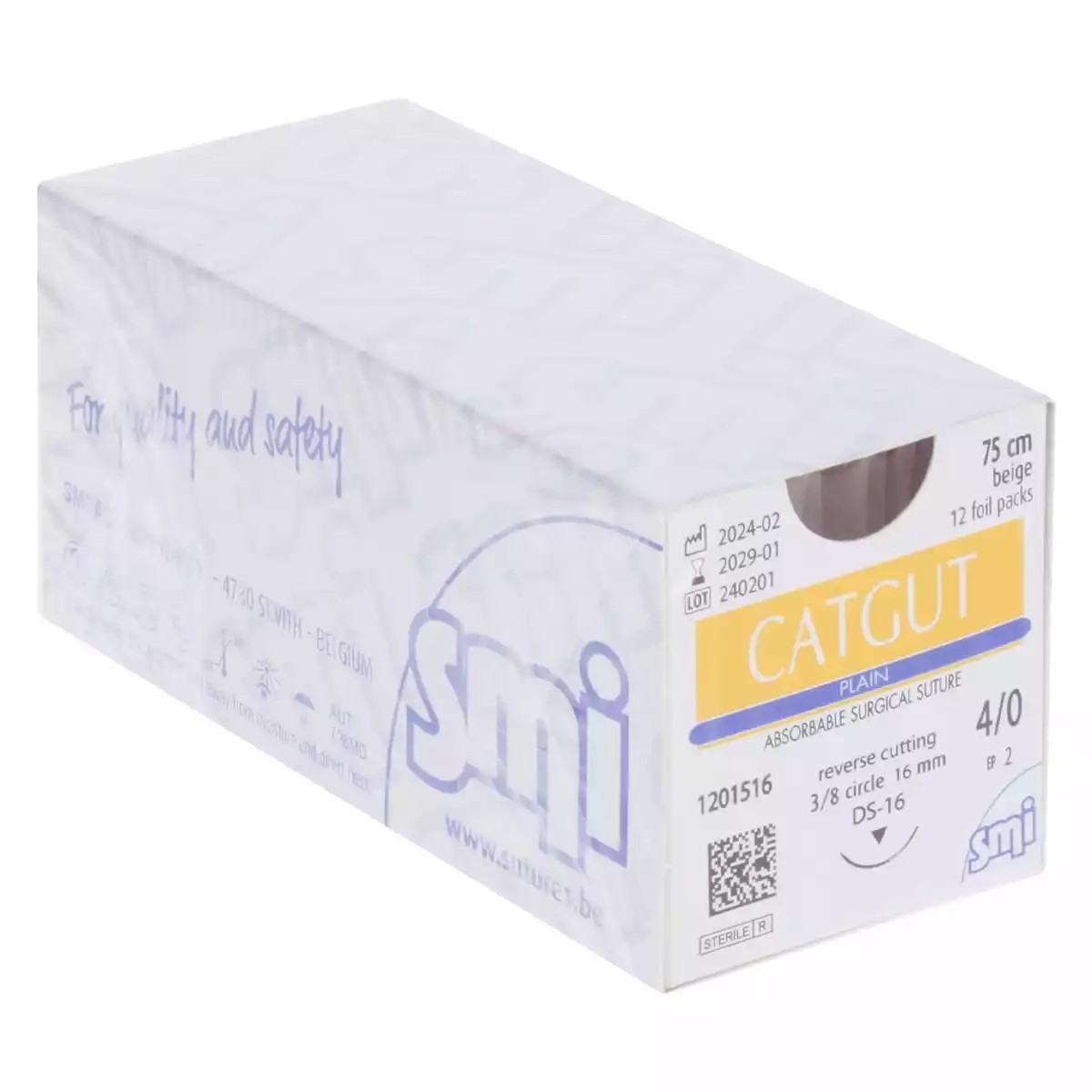 SMI Catgut Plain Nahtmaterial für Veterinärchirurgie SMI Catgut Plain Nahtmaterial für Veterinärchirurgie