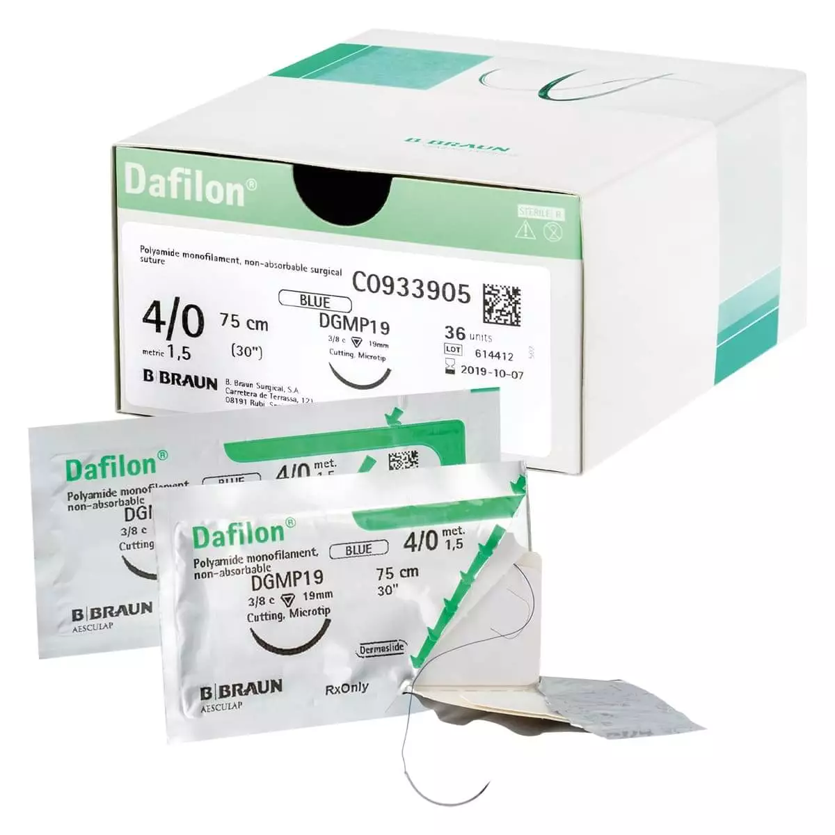 B. Braun Dafilon Nahtmaterial