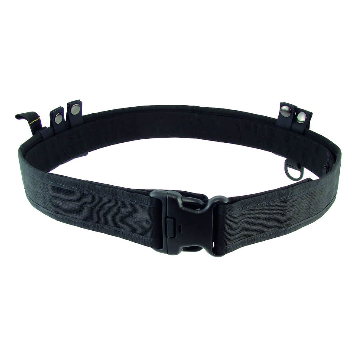 TEE-UU Ceinture Paramédicale Noire Taille M (85-105cm) - Ceinture à Deux Parties Avec Système Holster
