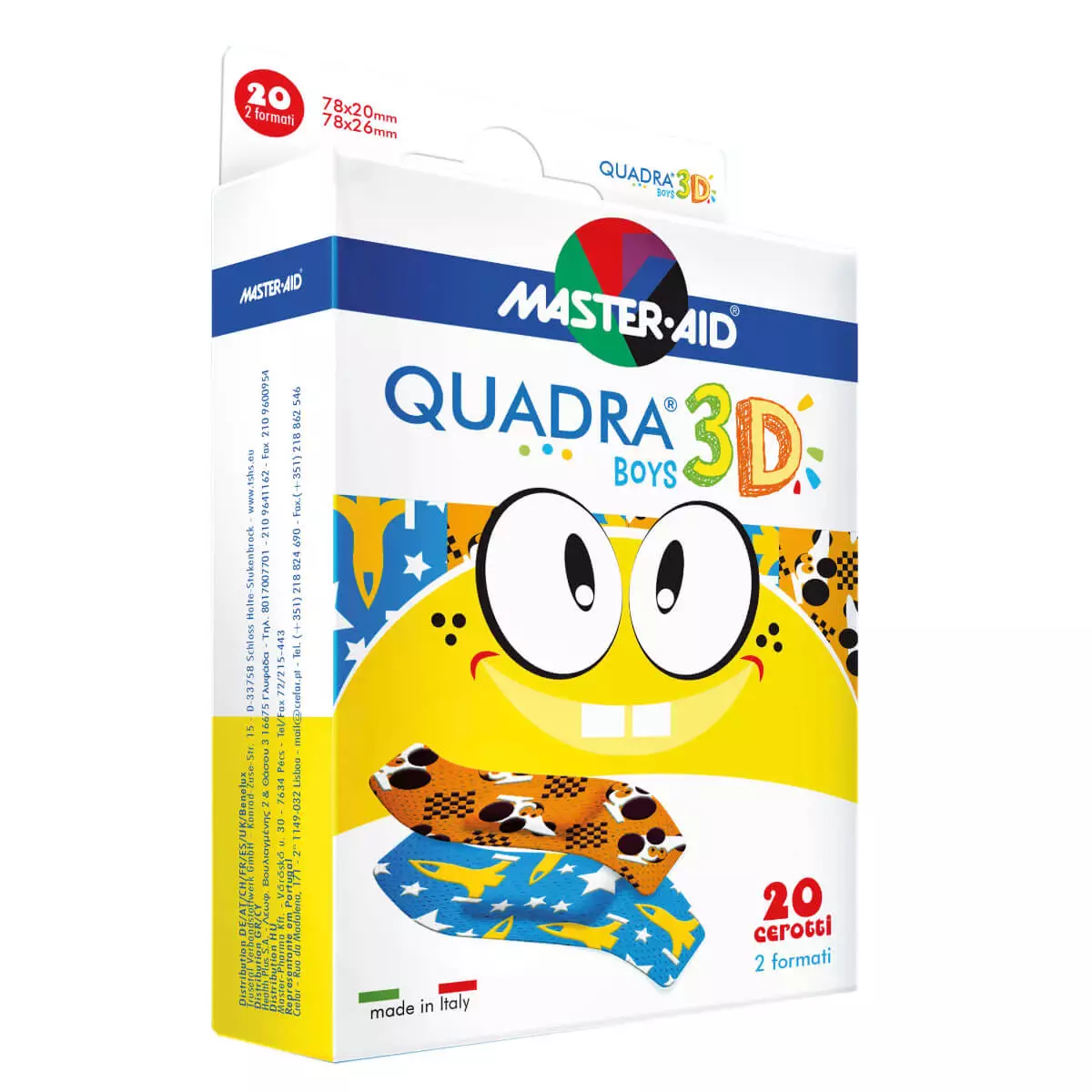 Master Aid Quadra 3D Kinderpflaster