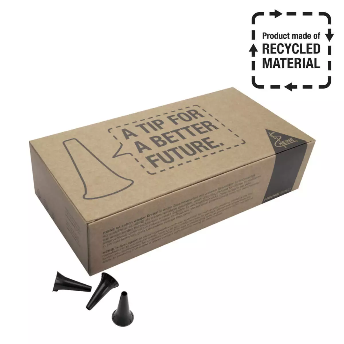 HEINE Optotechnik HEINE AllSpec EcoTips Einweg-Ohrtips aus recyceltem Kunststoff