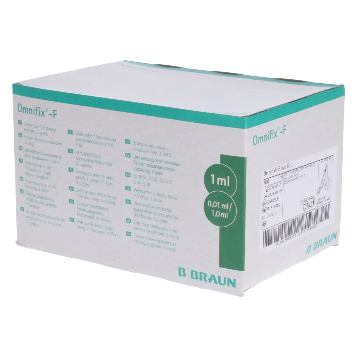 B. Braun Omnifix-F Feindosierungsspritzen B. Braun Omnifix-F Feindosierungsspritzen