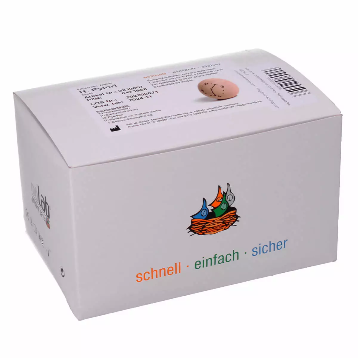 möLab mö-screen Helicobacter pylori Stuhltest